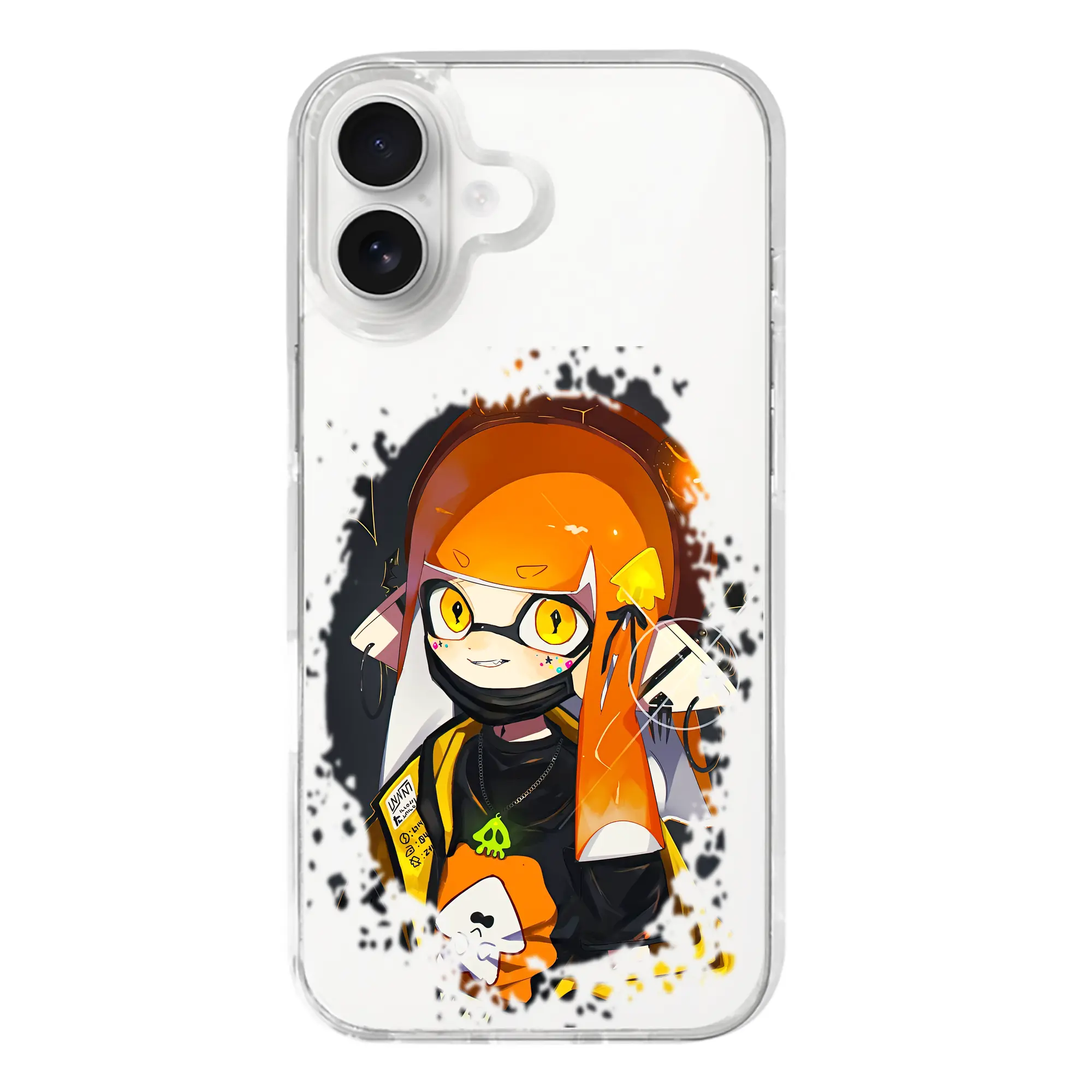 スプラトゥーン グッズ,インクリング - iPhone 17シリーズ 透明スマホケース – 薄型・耐衝撃・精密フィット保護カバー